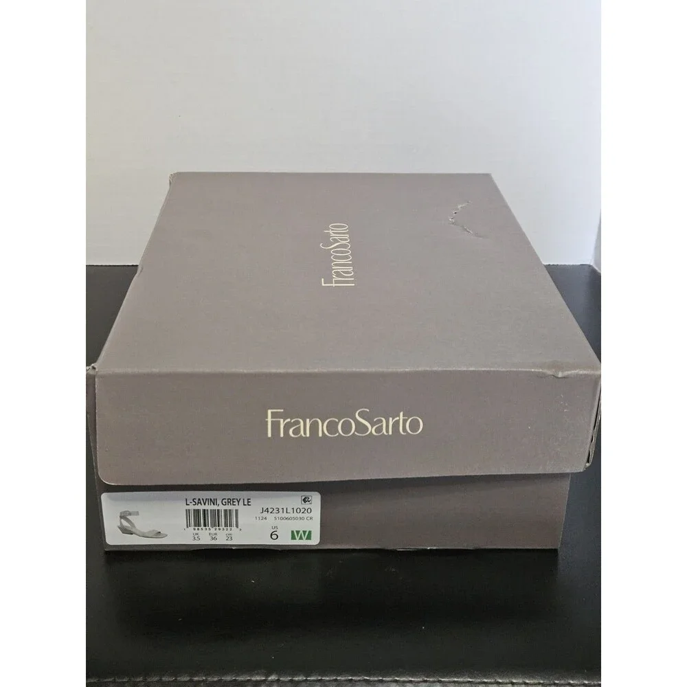 Sz 6 W - Franco Sarto L-Savini, Grey Le Womens Sandals